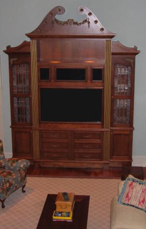 Custom entertainment center - Sherman and Gosweiler